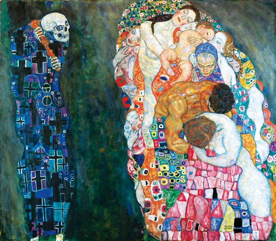 artagainstsociety:  Death and Life by Gustav Klimt 