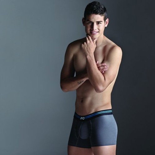 Football player James Rodriguez for the new adult photos