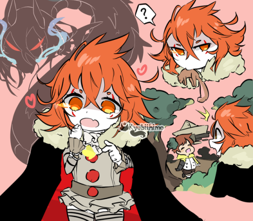 Its a female dang i should post about my IT au in here too but i forgot- well here ya go. Pennywise 