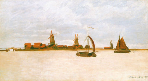 artist-monet:The Voorzaan, 1871, Claude Monet