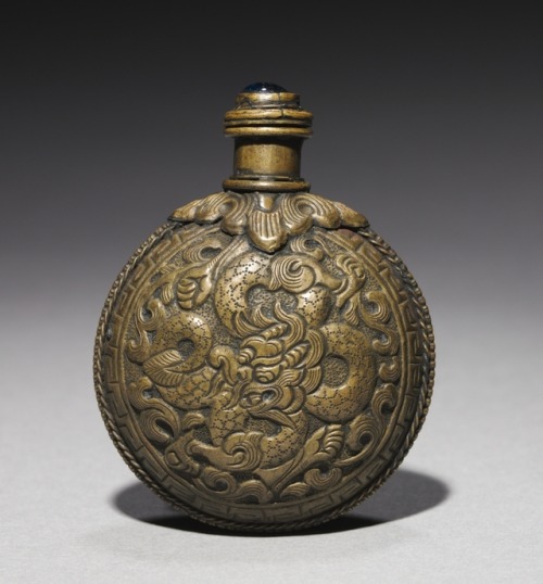 Snuff Bottle, c. 1800, Cleveland Museum of Art: Chinese ArtSize: Overall: 6.7 x 5 x 2.6 cm (2 5/8 x 