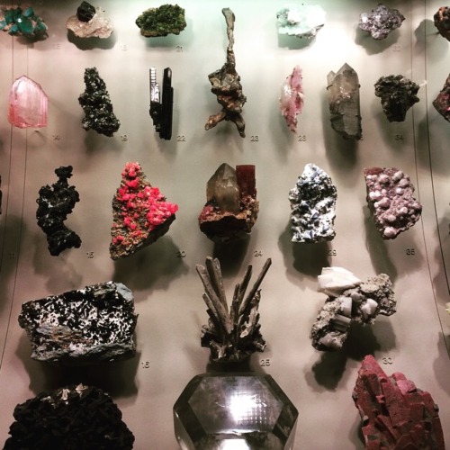 itsradishtime:i went to the hall of minerals of the american museum of natural history. i took too m