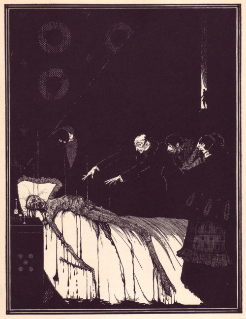 trulyvincent: Harry Clarke illustrations for a 1919 collection of Edgar Allan Poe stories.