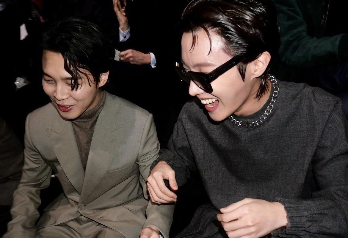 Still With You — 230120 Pfw Dior Homme - Jimin & J-Hope Getty...