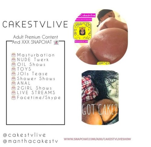 www.snapchat.com/add/cakestvlive