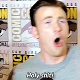 ultronned:chris evans alphabet | s | swearing&ldquo;I shouldn’t be swearing.