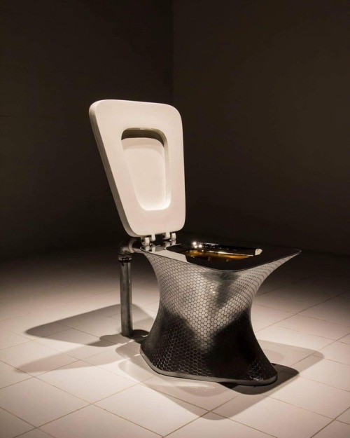 El Excusado / The toilet , 2016 El Excusado es un lujoso y funcional retrete hecho de bronce fundido