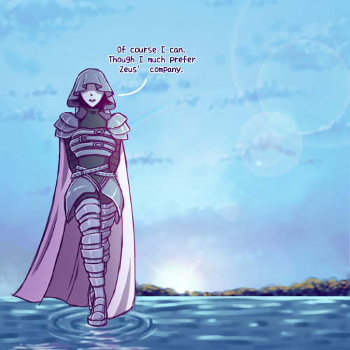 Question From Thaisgrun (I Can't Find It Anymore ;-; ): Can You Run On Water Even Without Your Horse?