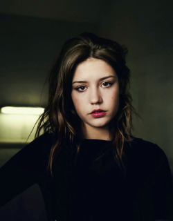 hellolittlething:  sylviagetyourheadouttheoven:  Adèle Exarchopoulos - Madame Magazine Germany - January 2014  &lt;3 you bb 