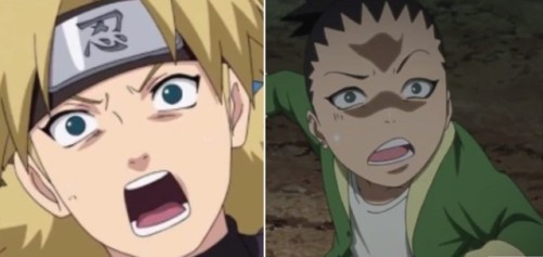 tha last cap. we can see Shikadai has the same expression faces like his mom Temari!!!!!!!!!!!!!!!!!