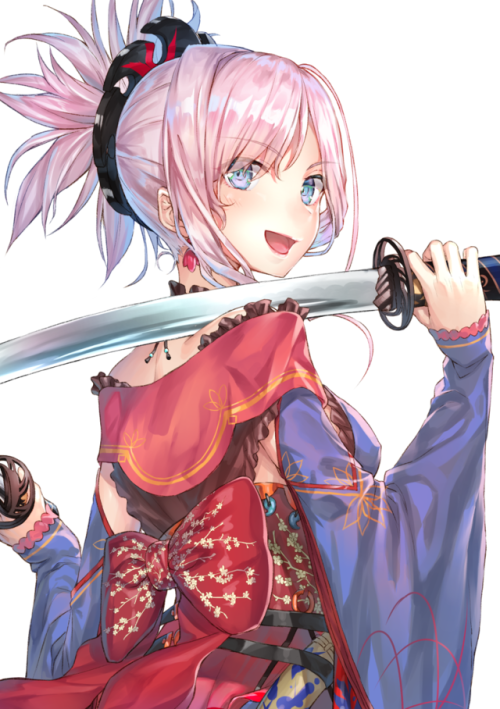 the-grand-order: Musashi by Hakuishi Aoi.※Permission to upload this was given by artist. Do not repo