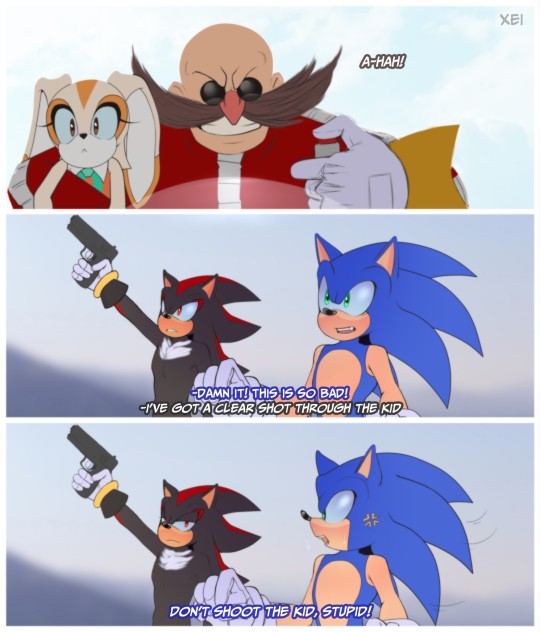 Magical Xie — That Scene From Buddy Daddies, But It'S Sonic And...
