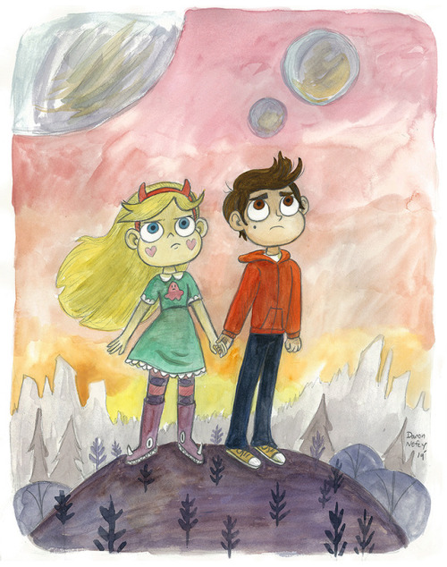 New piece for the Gallery Nucleus event “Blood Moon Ball- A Farewell to Mewni”  Tickets are availabl