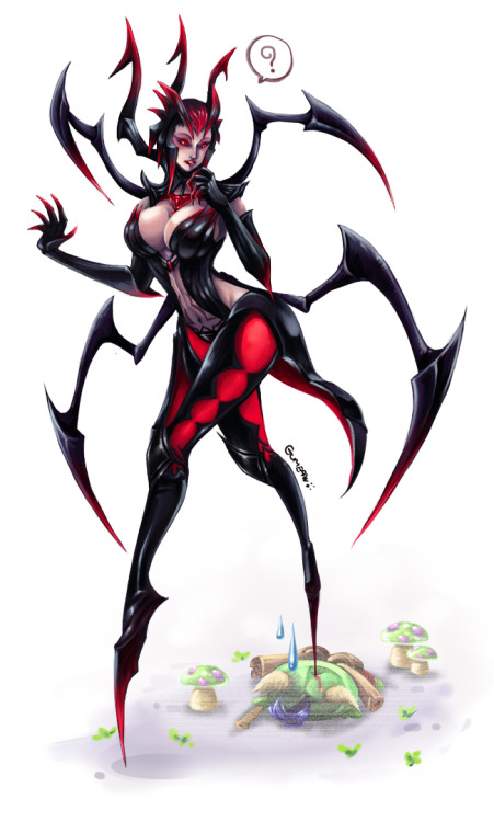 weagueofwegends:  Elise by gumeaw