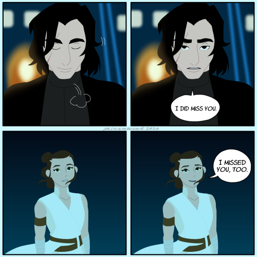 minamorsart: An alternate conversation between Ben and Rey on the Star Destroyer…