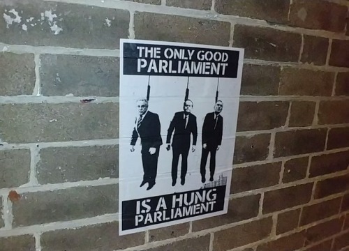 Some of the anarchist, anti-electoral posters seen around Sydney and Melbourne in the lead-up to the