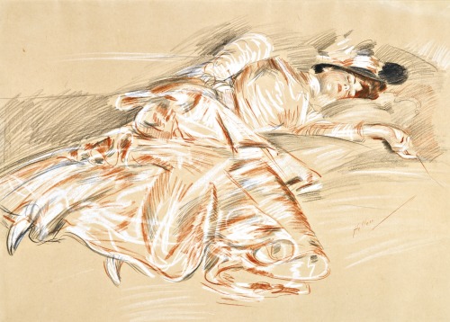 radstudies: Paul César Helleu (French, 1859-1927) Sleeping Young Woman