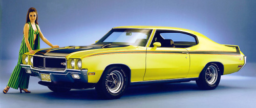 carsthatnevermadeitetc: Buick GSX, 1970. Buick’s contribution to the muscle car era came with 510 lb