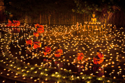 justafewsmallthings:  awkwardsituationist:  yi peng (second full moon) lantern festival in chiangmai, thailand. wish lanterns, also known as khoom loy or khoom fay, are symbolic in thailand of problems and worries floating away. photos: ng chai hock,