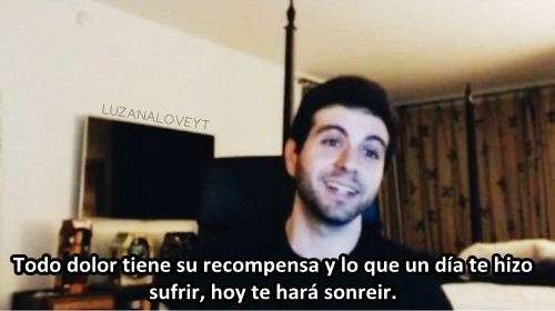 luzanaloveyt:  Este hombre, mañana esta cumpliendo años. Pero no hay nada de que