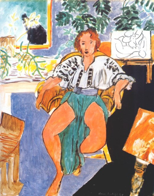 Dancer in Repose, 1940, Henri Matissehttps://www.wikiart.org/en/henri-matisse/dancer-in-repose-1940