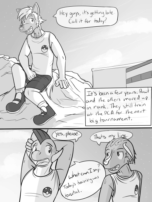 PCA: Timeskip Tales, pg 1-2So I couldn’t resist, I decided to do a small story for older poke-