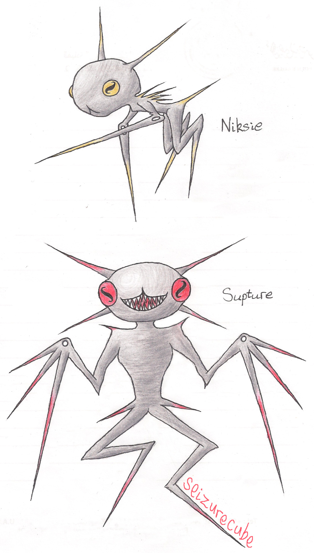 Seizuremon Niksie Supture The Needle Pokemon Type