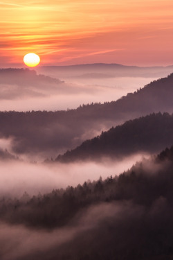 lsleofskye:Saxon Switzerland Morning II