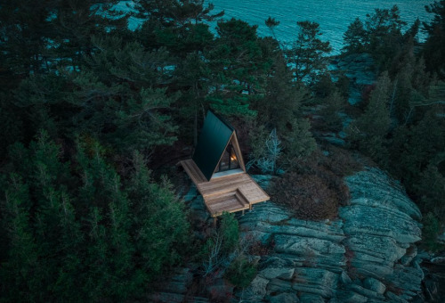 Good wood - a simple A-frame is all it takes to create a beautiful little escape pod. Introducing th