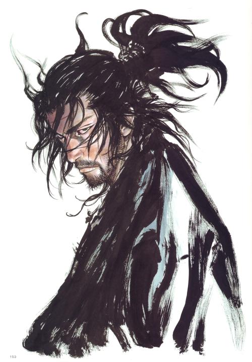woundeddog:  From Inoue Takehiko’s art book Sumi and Water 