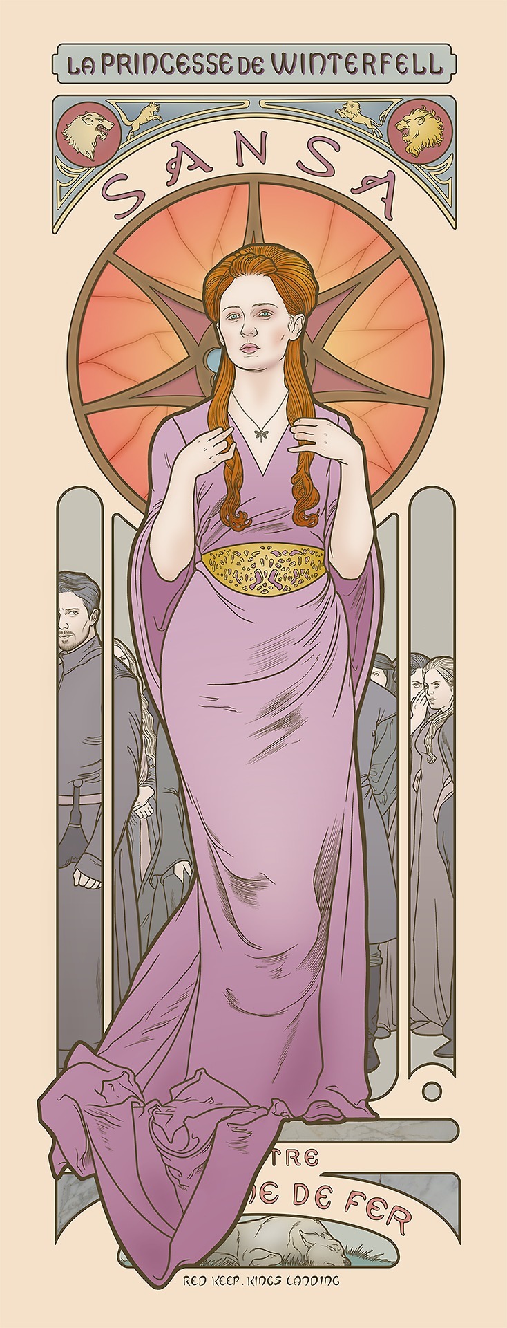 englishbondage:  xombiedirge:Mucha-Inspired Game of Thrones Series by Elin Jonsson / Store / TumblrToo