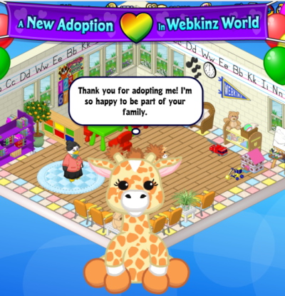 webkinz pebble giraffe