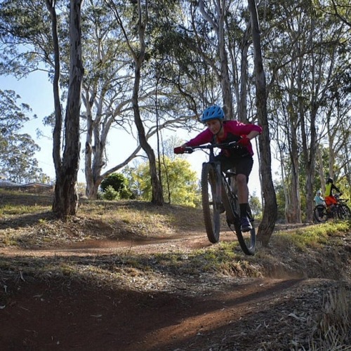 themtnbikegeek: Some air between the tyres and the dirt, best way for kids to have fun! ———————— Sha