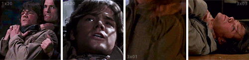 themegalosaurus:I can understand the urge to touch Sam’s throat, but really, this is too much! (than