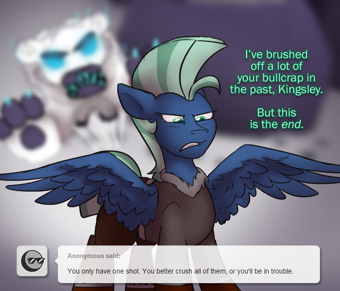 ask-king-sombra:  DUN DUN DUN  @^&amp;*$TWSDE