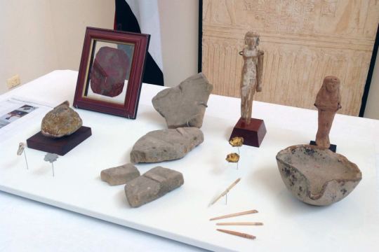 Ancient artefacts from Egypt illegally imported to Australia returned