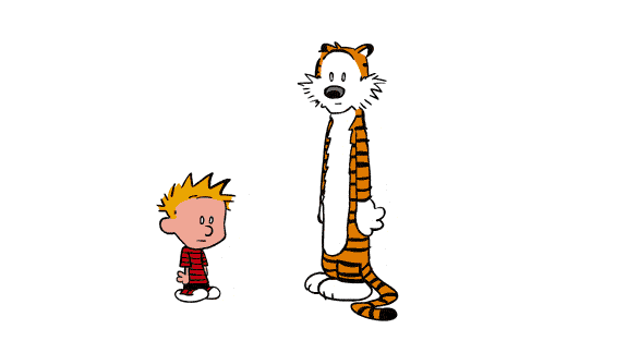 chrispchicken:Calvin and Hobbes by Bill Watterson. Animated by Adam Brown.