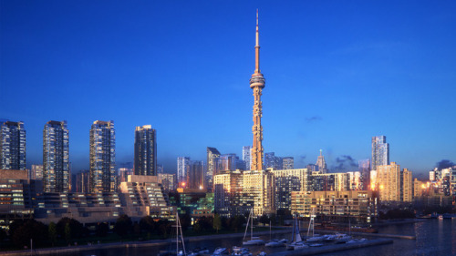 CN Tower Re-imagined with Condos