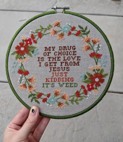 crossstitchworld:  I don’t think I will