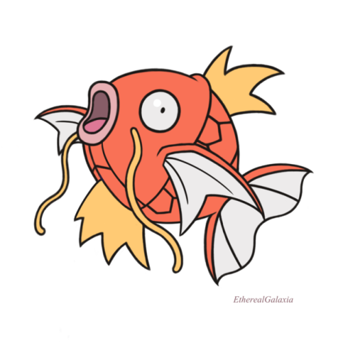 ethereal-galaxia-art:Finished my Magikarp stickers!Who else loves Magikarp?  : o