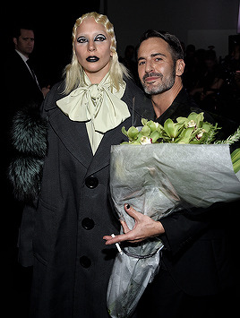 ladyxgaga:  February 18th, 2016: Lady Gaga backstage at Marc Jacobs’ fashion show