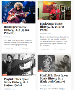 Qualr:shout Out To Alaina For Their Ode To Black Queer Music! As Black History Month