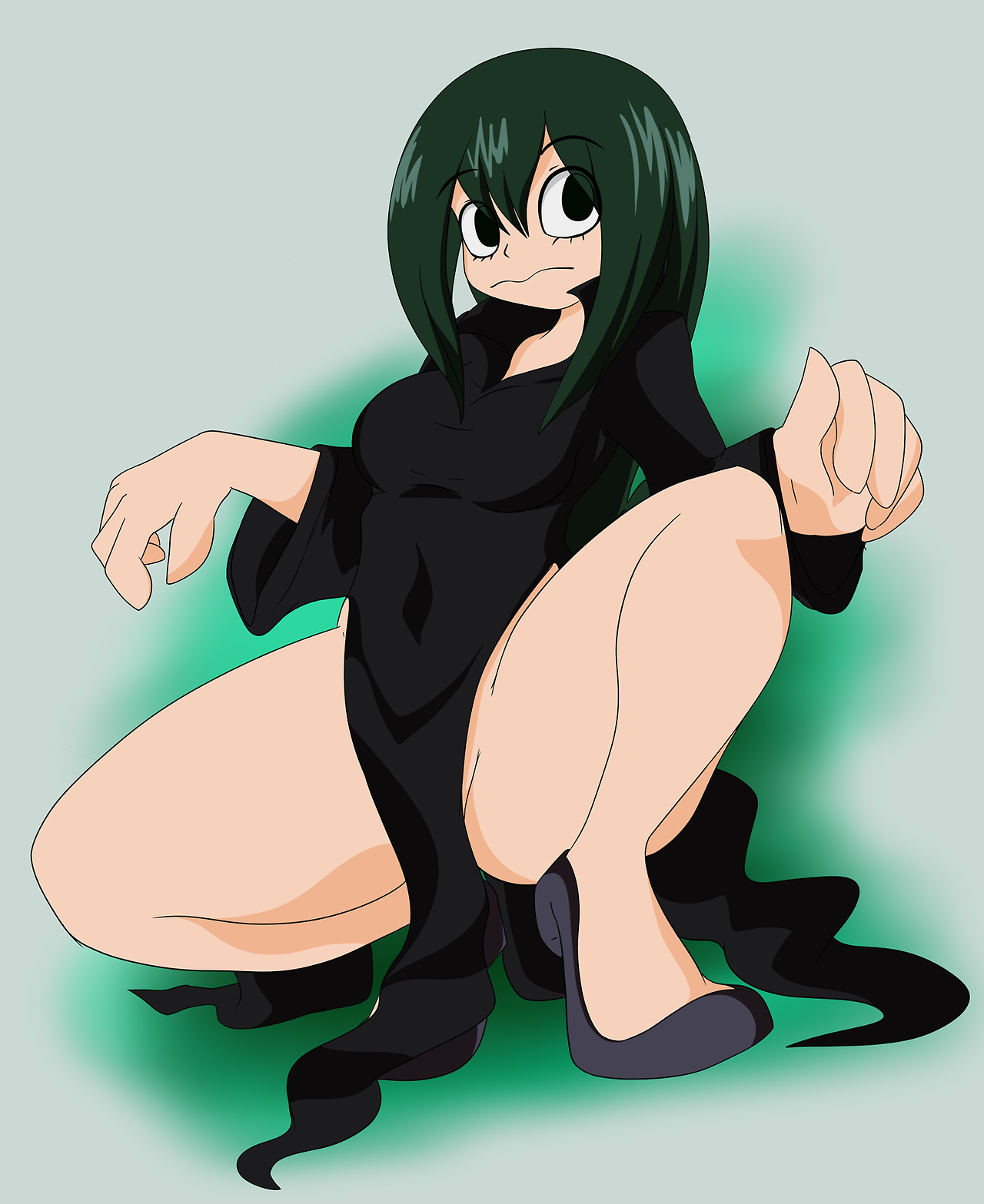 neronovasart: Tatsuyu the Froppy Terror Okay so Tsuyu top tier wife material, but