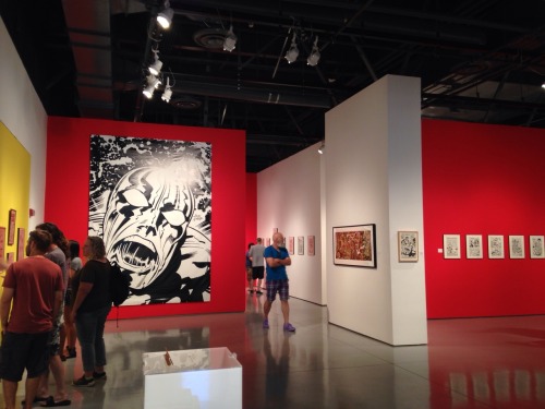 The Jack Kirby show at Cal State Northridge. So many amazing art pieces :D