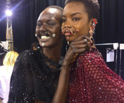 aetsogard:  Ajak & Maria backstage at