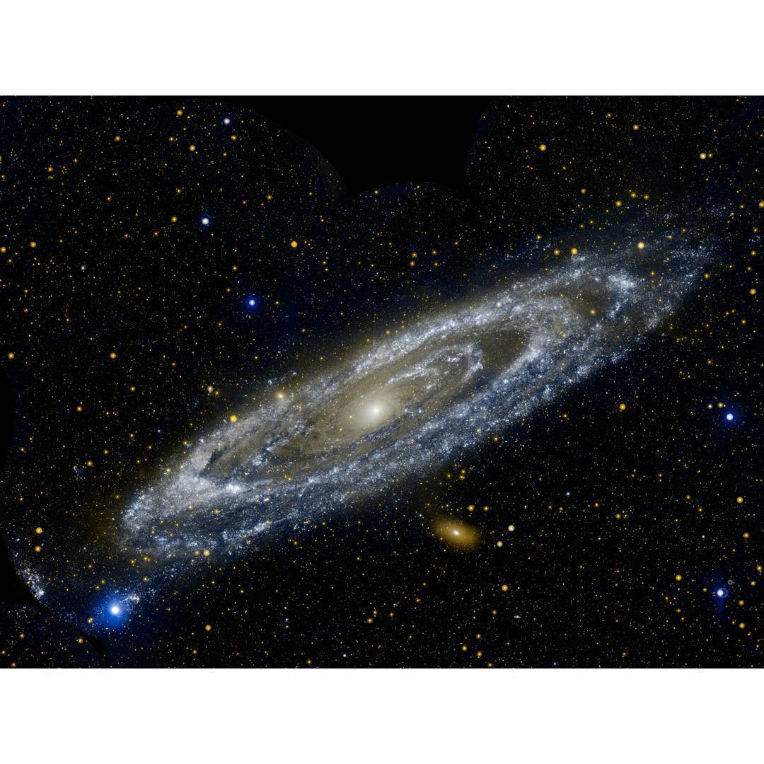 Ultraviolet Rings of M31 #nasa #apod #galex #jpl #caltech #andromeda #galaxy #m31