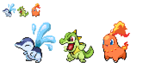 hypnosplices:johto starter types reversed.