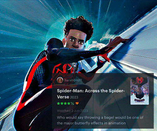 Across The Spiderverse + Letterboxd Reviews