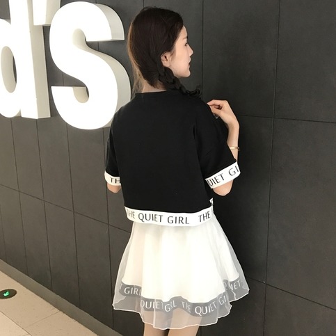 ♡Harajuku Fashion Cartoon Queen t-shirt + net skirt two pieces♡  ♡Use discount code: Butterfly68 for
