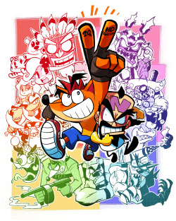 rariatoo: crash bandicoot in japan 20th anniversary!!!